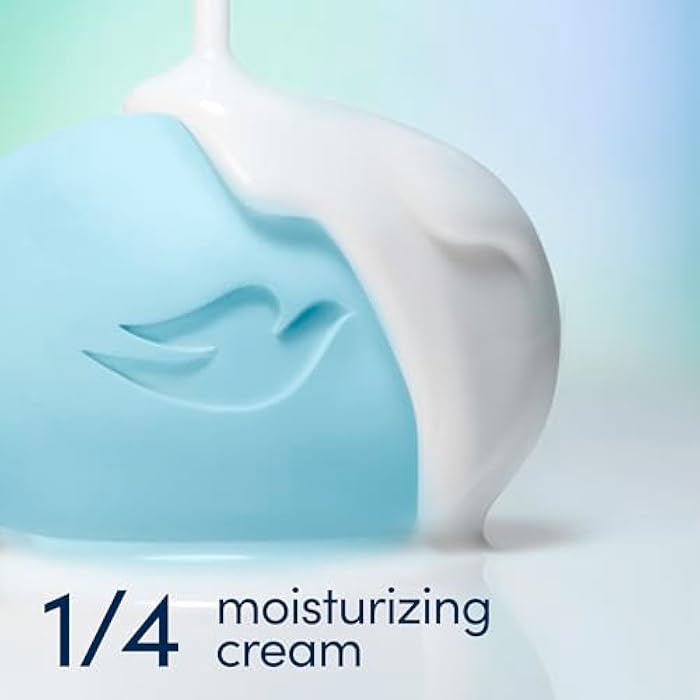 Dove Beauty Bar 6 Pack Hydrating with Glacial water & Avocado oil Cleanses & Hydrates 3.75 Oz - Image 5